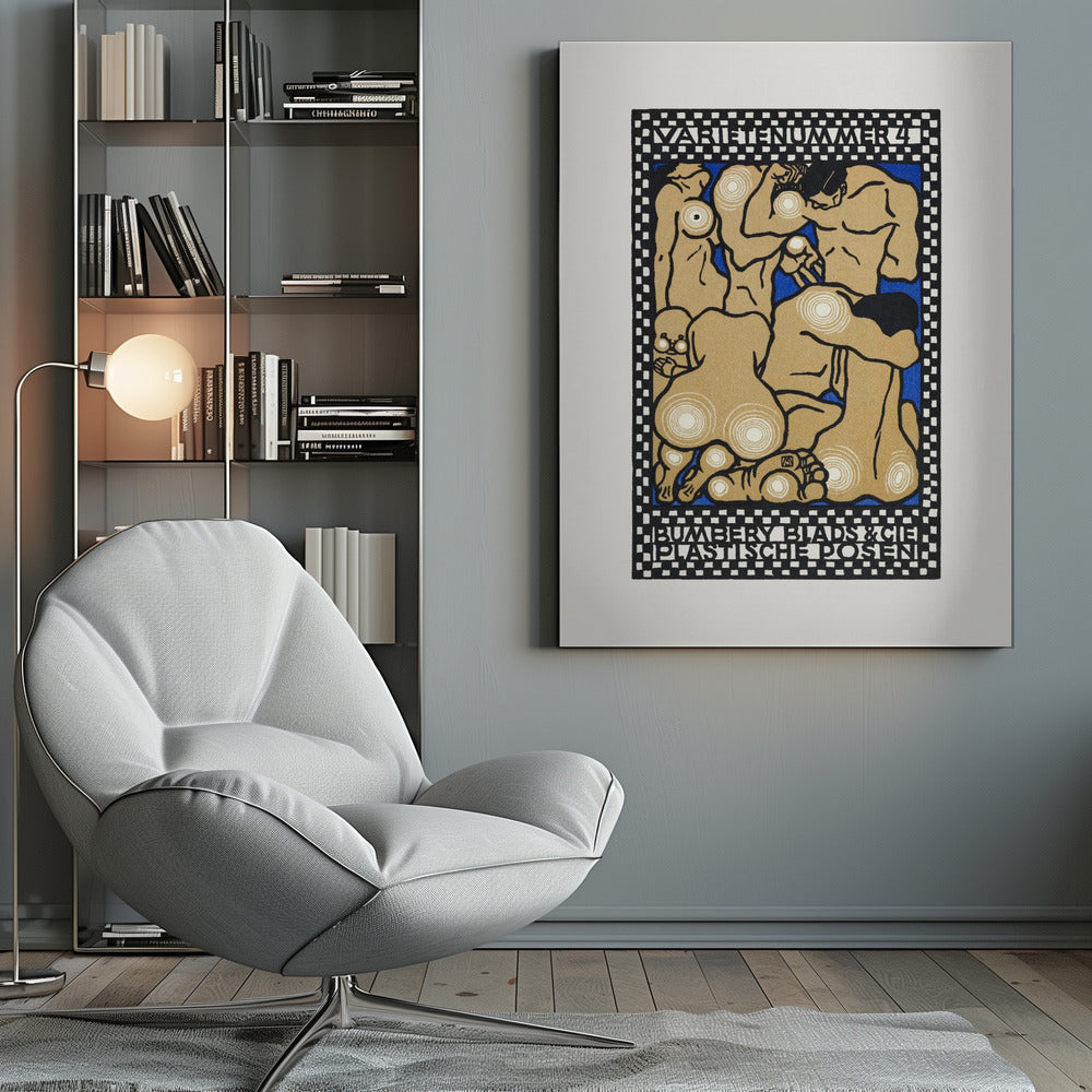 Vaudeville Act 4 Bumbery Blads & Cie, Plastic Poses - Poster / Art Print