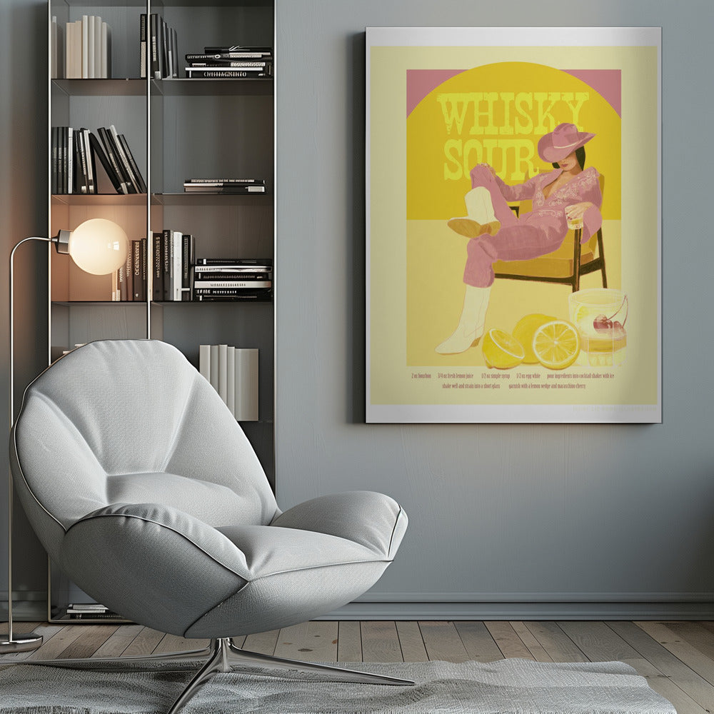 Jlr Whiskysour Pink Copy - Poster / Art Print
