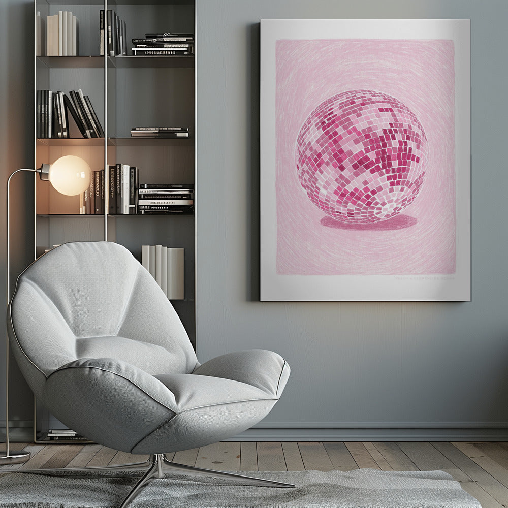 Pandc Discoball - Poster / Art Print