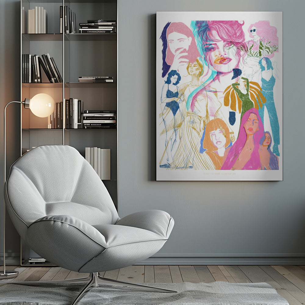 Jlr Collage1 Copy 3 - Poster / Art Print