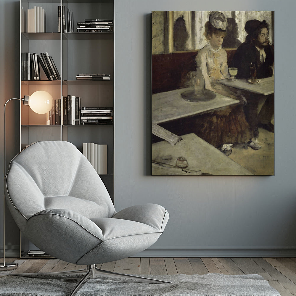 In a Café - Poster / Art Print