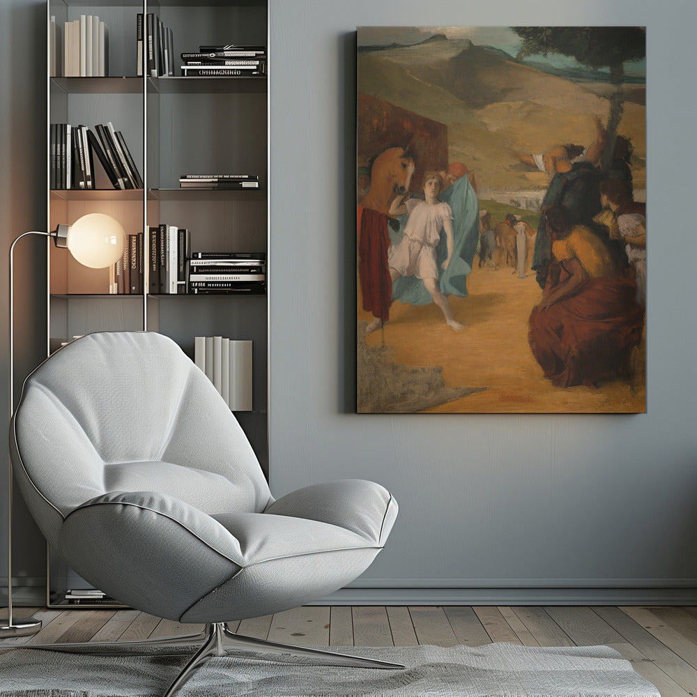 Alexander and Bucephalus No.2 - Poster / Art Print