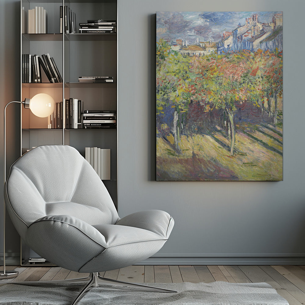 Le Cours Du 14 Juillet Vu De La Maison De Claude Monet - Poster / Art Print