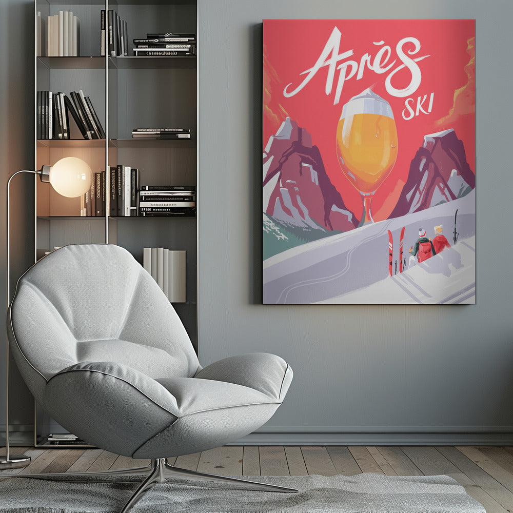 Apés Ski - Poster / Art Print