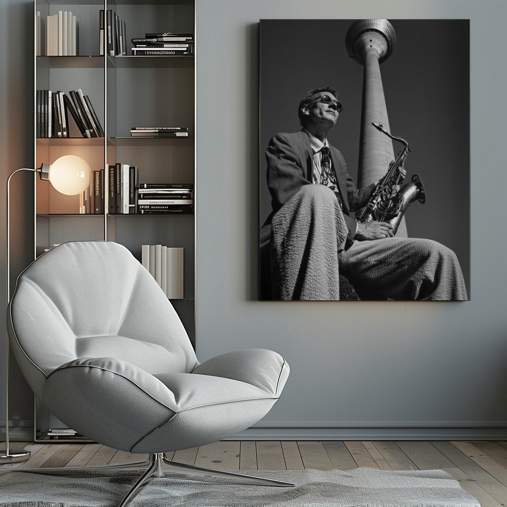 Frank M., Saxophonist - Poster / Art Print