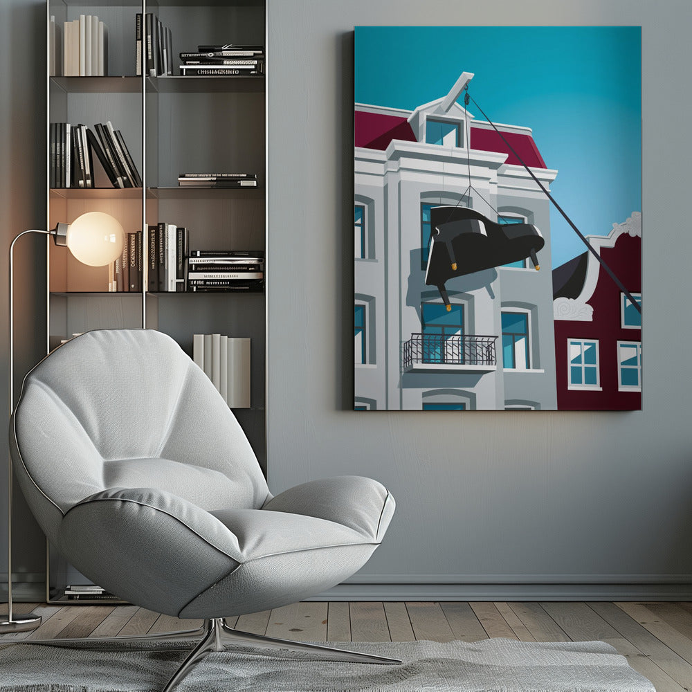 Moving to Amsterdam - Poster / Art Print