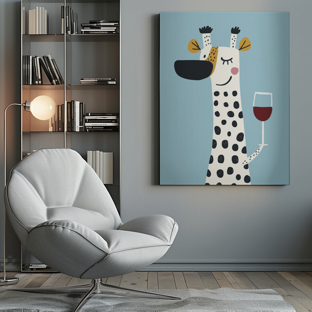 Cute Cartoon Cheers No 1 - Poster / Art Print