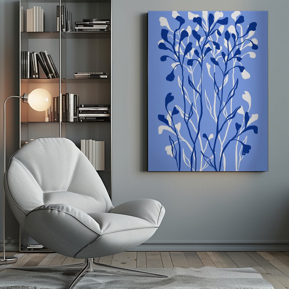 Blue Plants - Poster / Art Print
