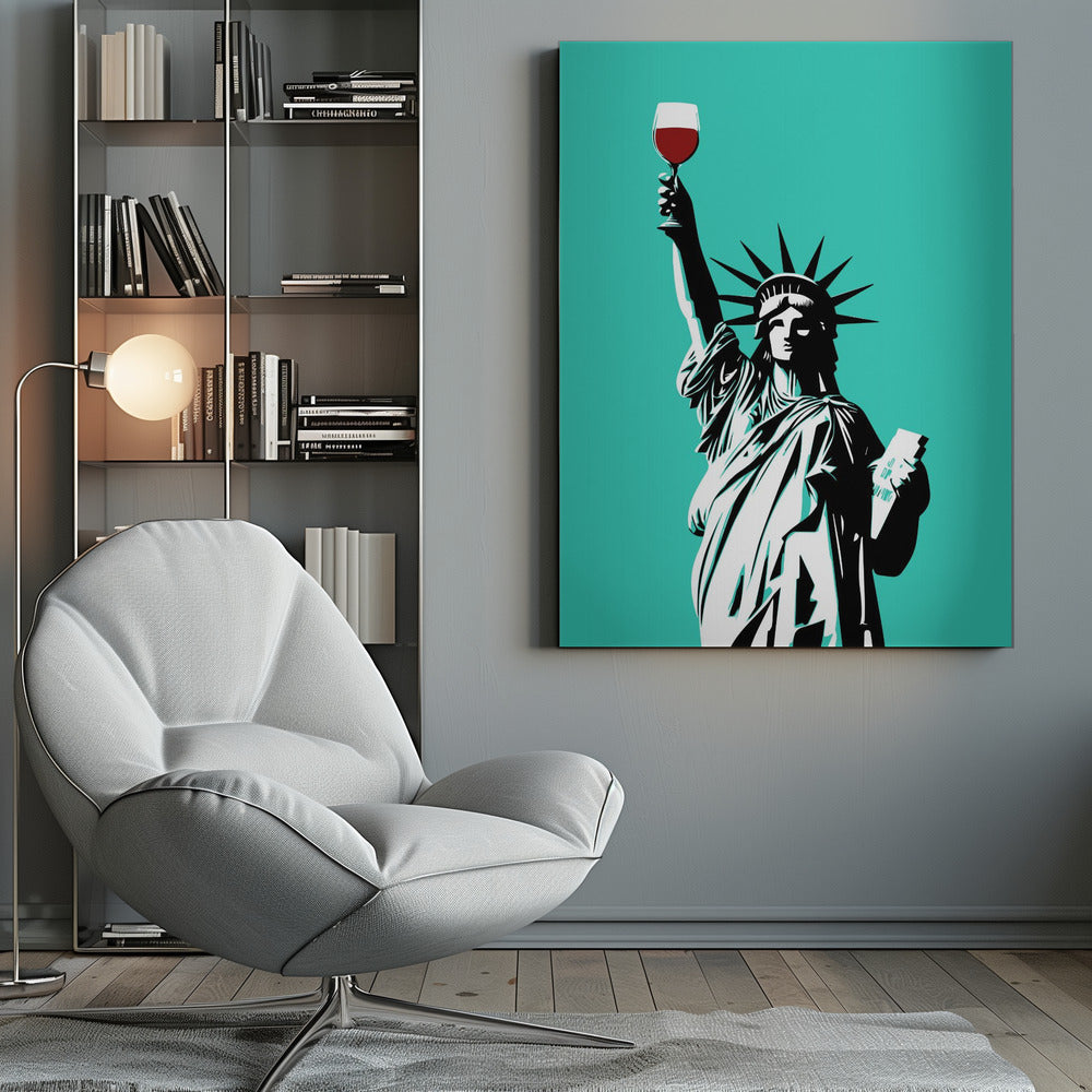 Liberty of Wine - Poster / Art Print