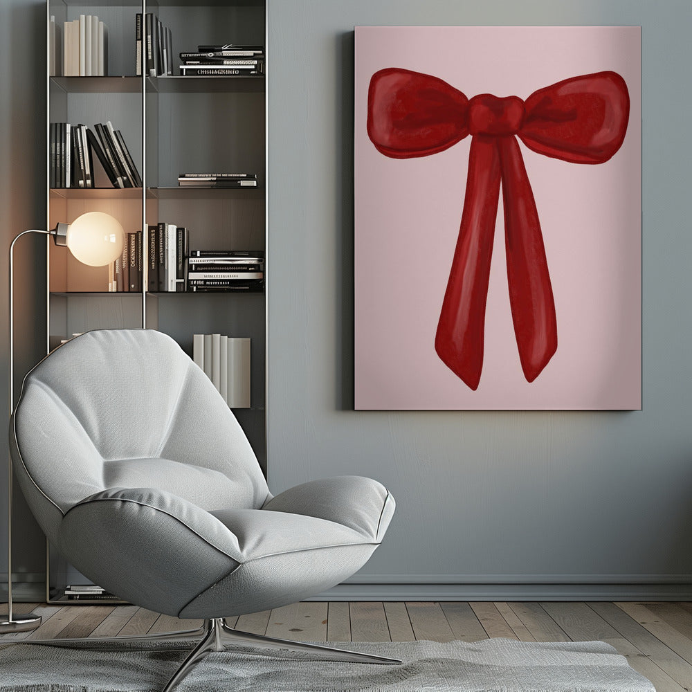 Red Bow - Poster / Art Print