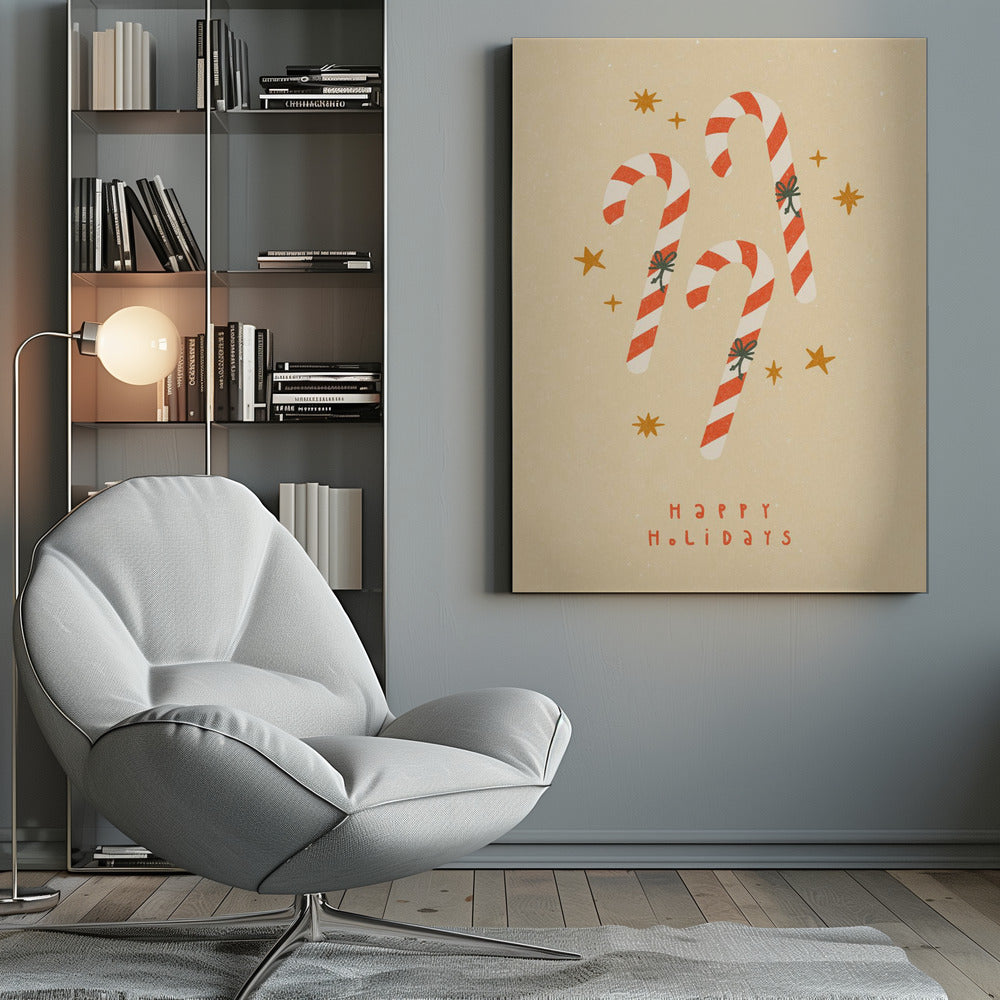 Candy Cane - Poster / Art Print
