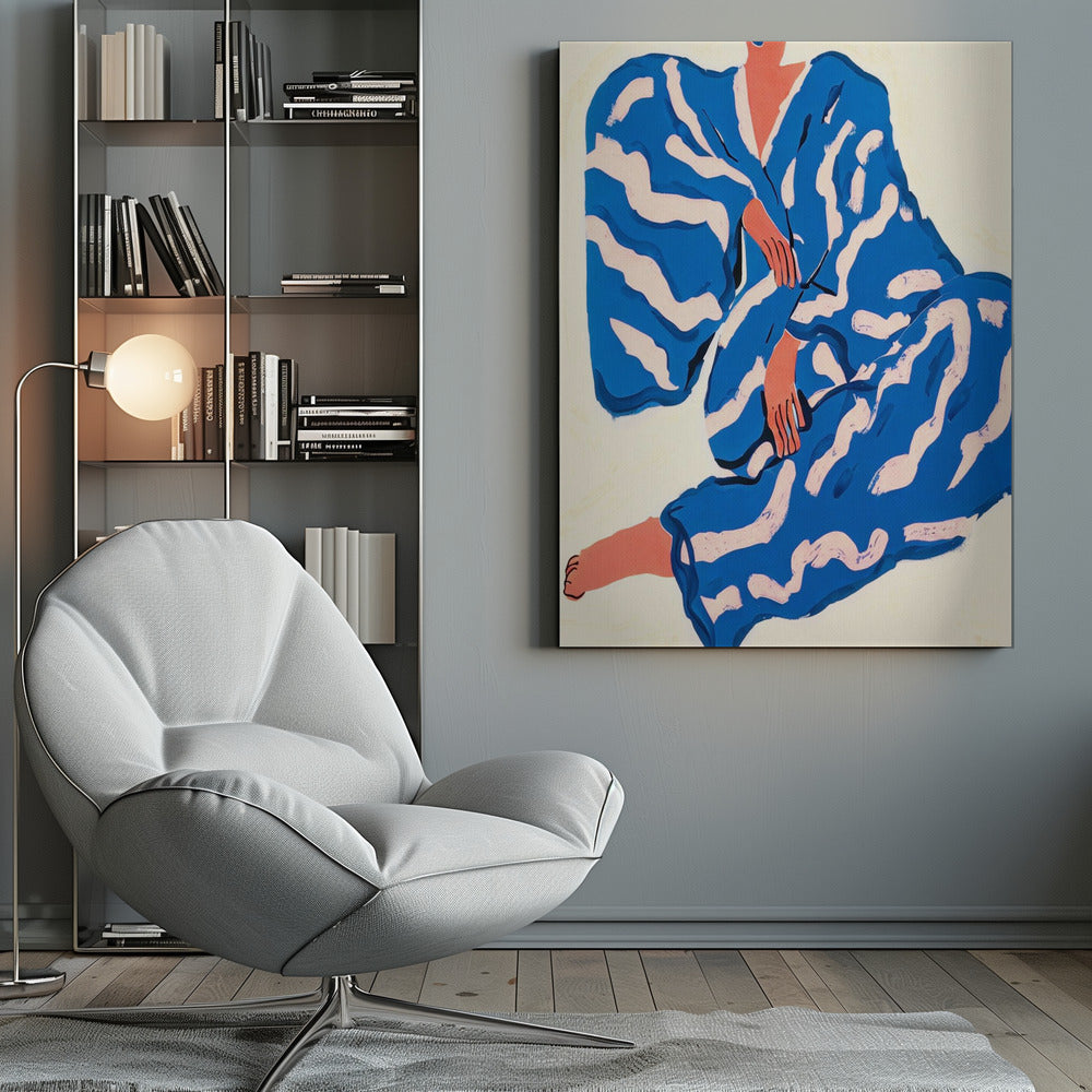 Portrait Indigoreverie - Poster / Art Print