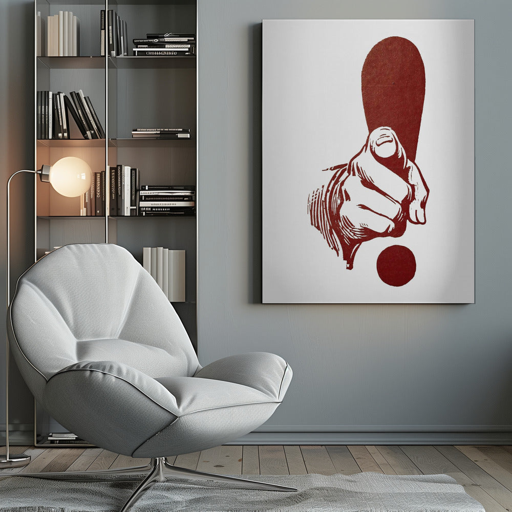 Dedo Apuntando - Poster / Art Print