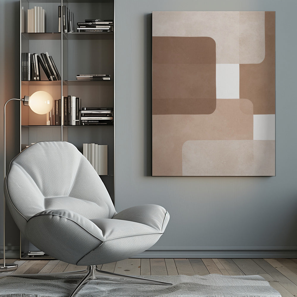 Boho watercolor strokes 2 - Poster / Art Print