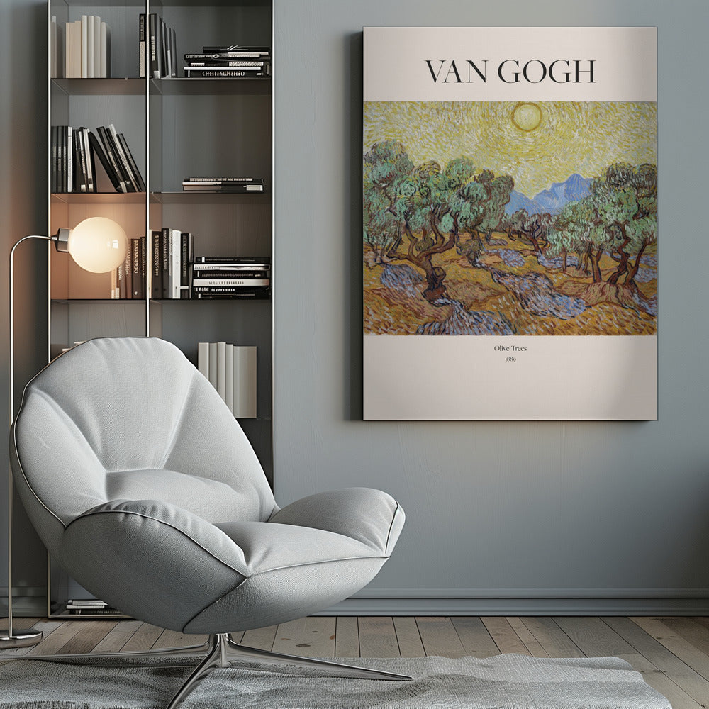 Olive Trees (1889) - Poster / Art Print