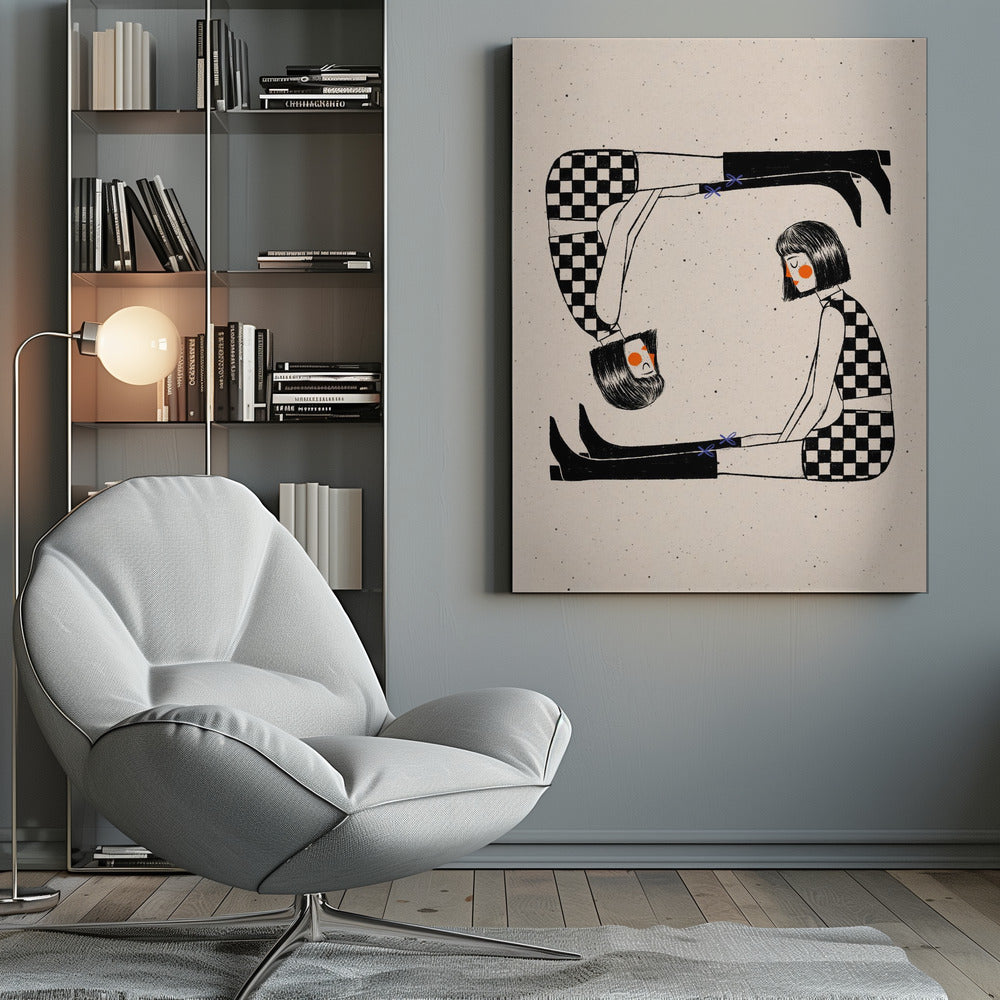 Sitting With My Thoughts - Poster / Art Print