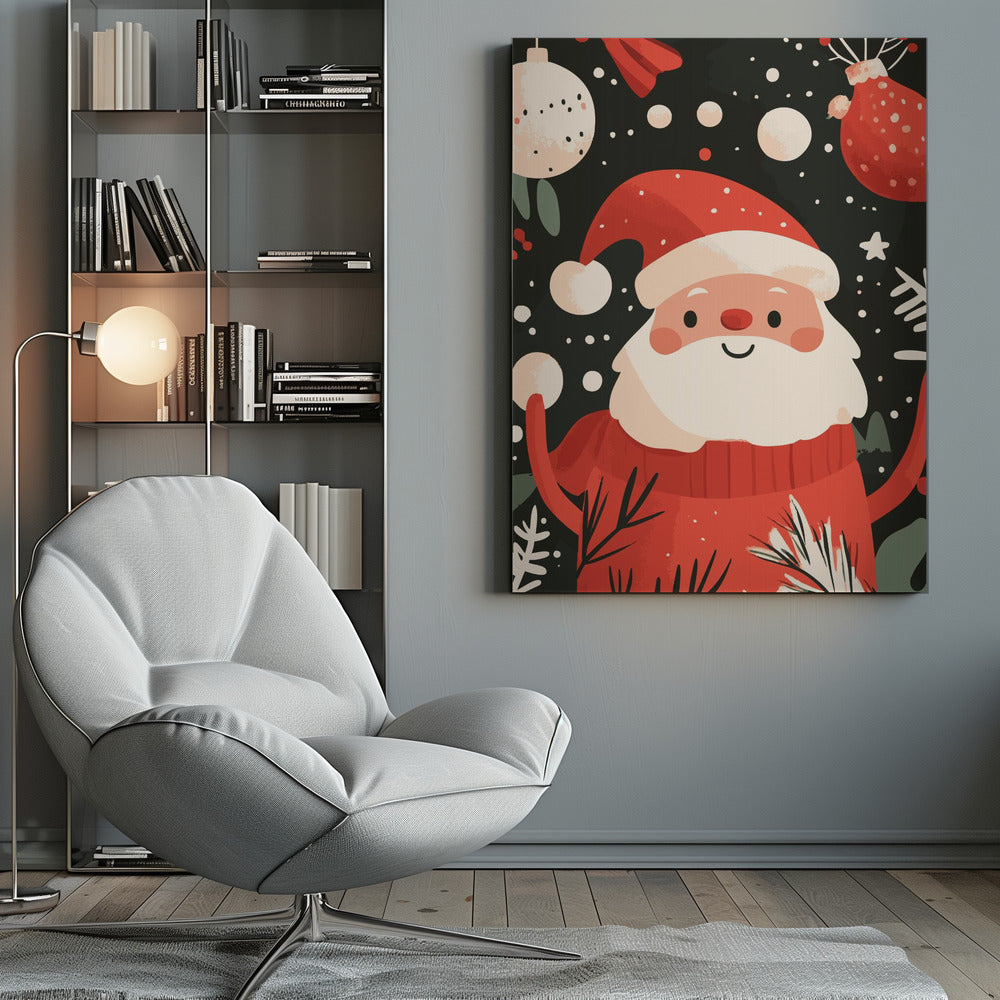Happy Santa - Poster / Art Print