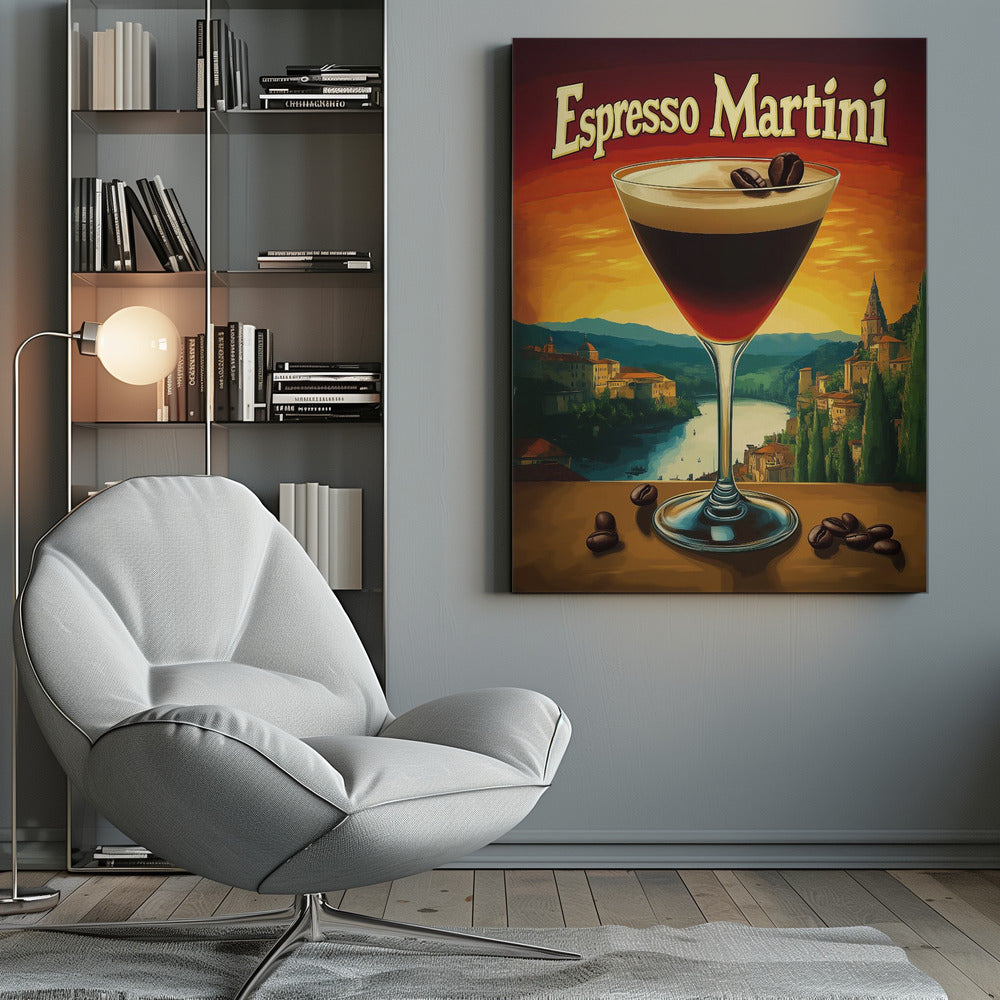 Espresso Martini Vintage - Poster / Art Print