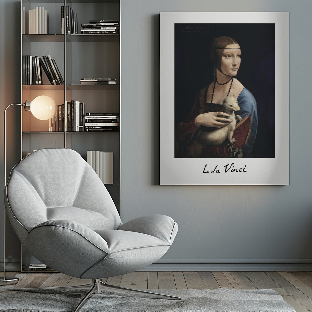 Lady With an Ermine (ca. 1490) - Poster / Art Print