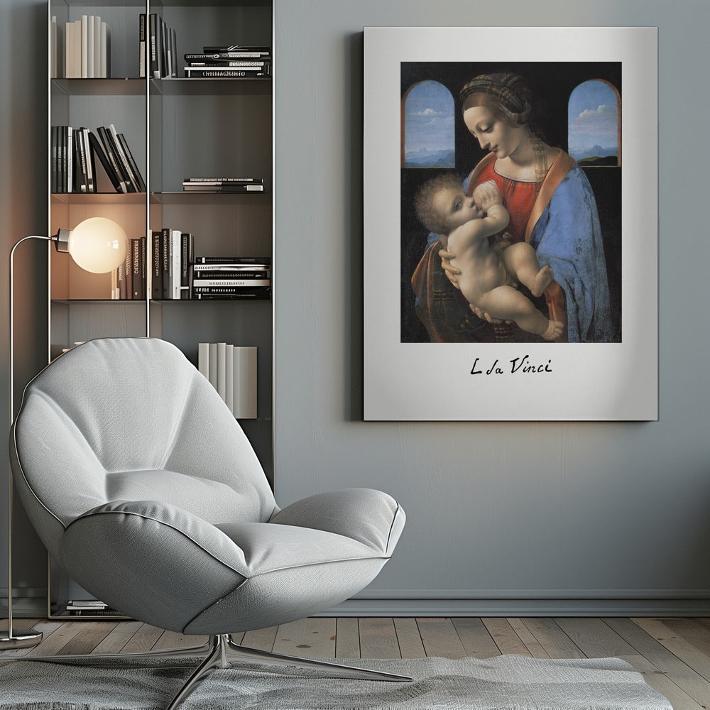 Madonna Litta (mid 1490s) - Poster / Art Print