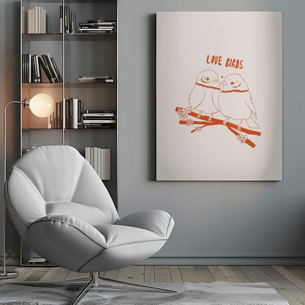 LOVEBIRDS - Poster / Art Print