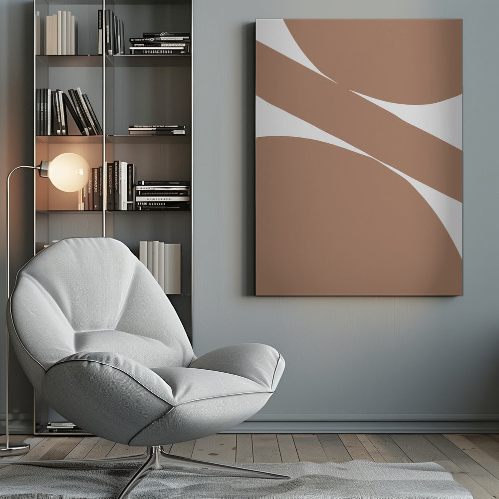 Abstract Mocha - Poster / Art Print