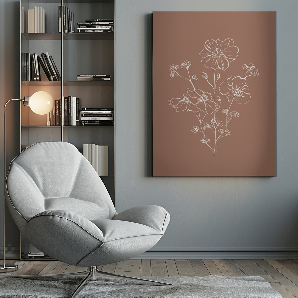 Wild Roses Bouquet - Poster / Art Print