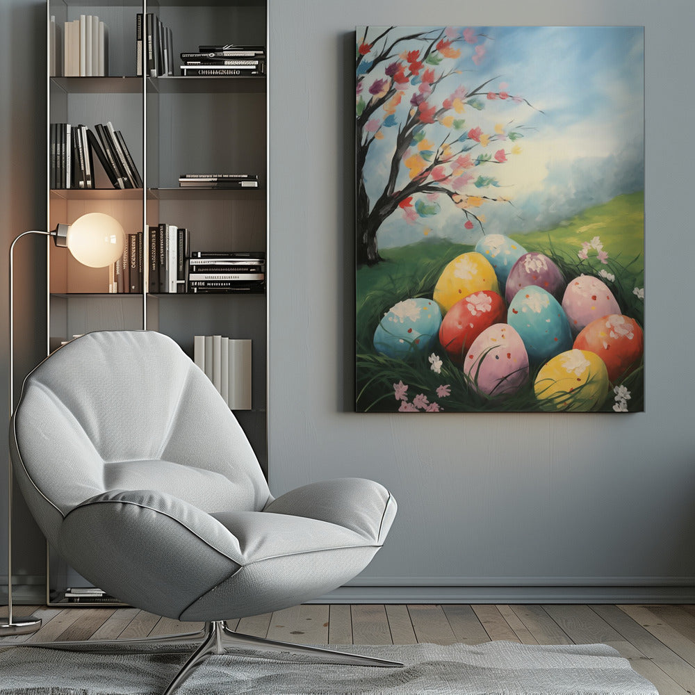 Happy Easter No 1 - Poster / Art Print