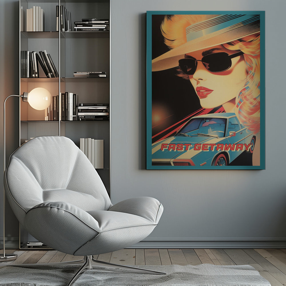 Fast Getaway - Poster / Art Print