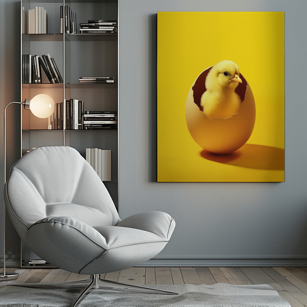 Yellow Chicken - Poster / Art Print