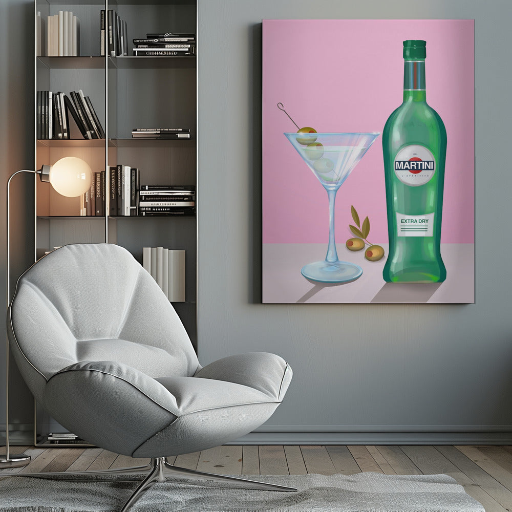 Martini Cocktail - Poster / Art Print