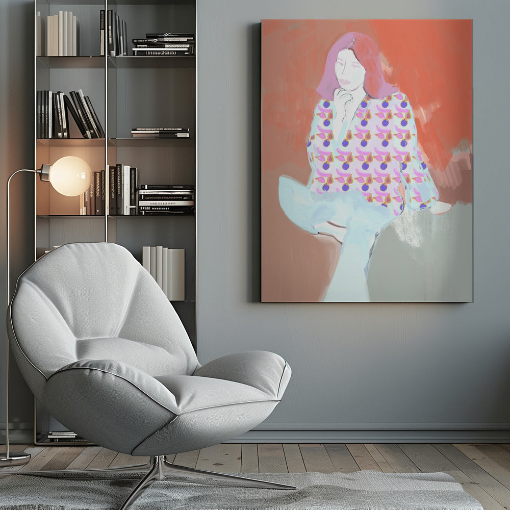 Pyjama Woman 2 - Poster / Art Print