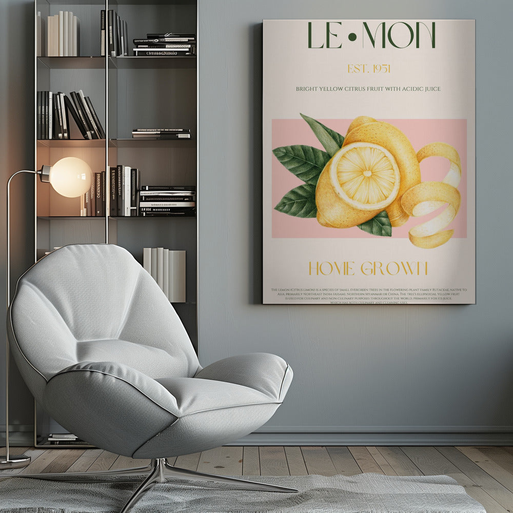 Lemon print - Poster / Art Print