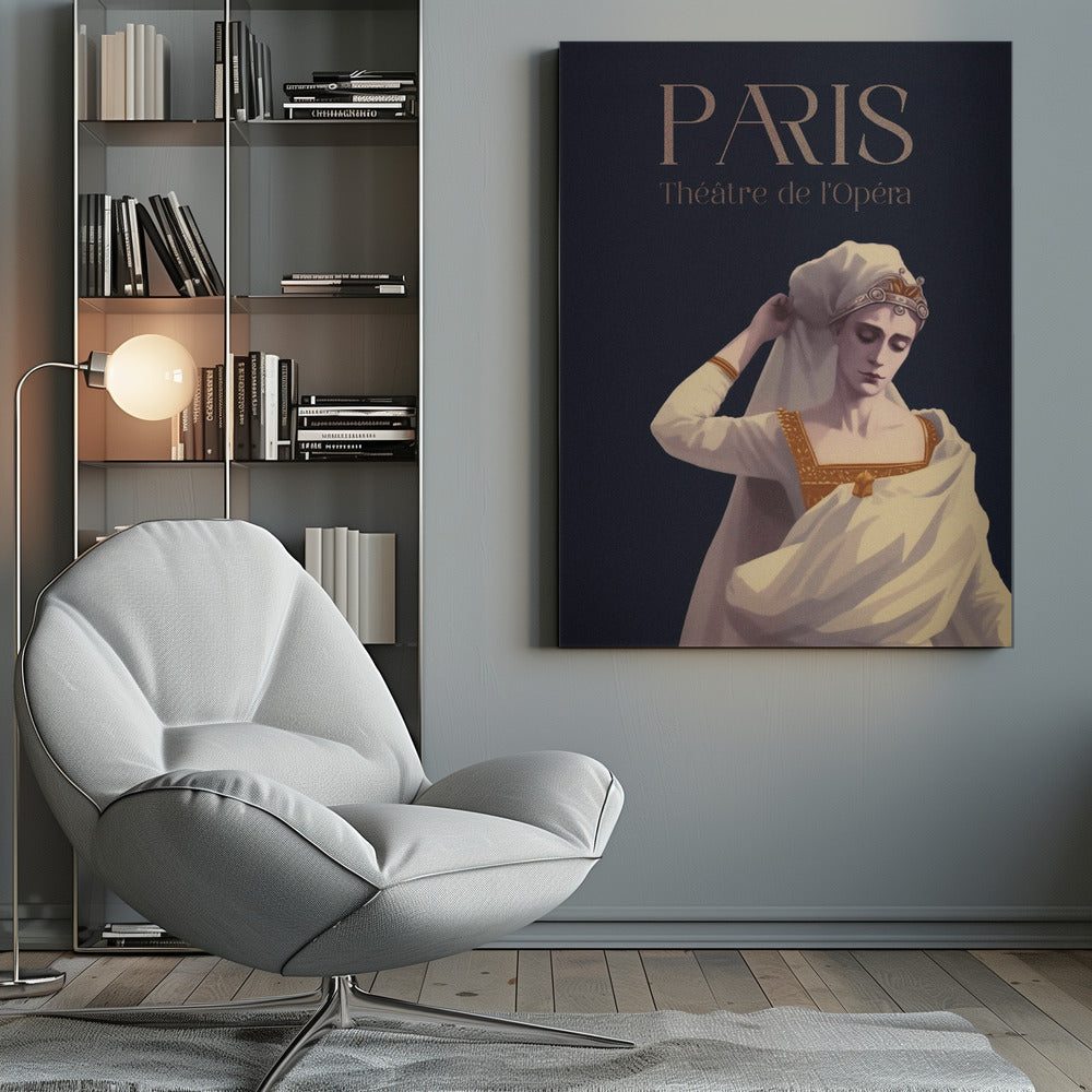 Paris Theater De Lopera - Poster / Art Print