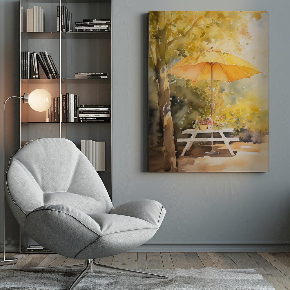 Summer In The Back Garden - Poster / Art Print