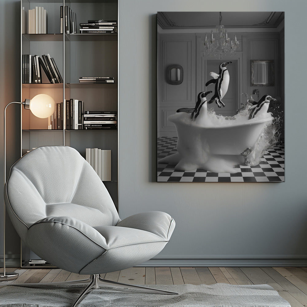 Penguin Party - Poster / Art Print