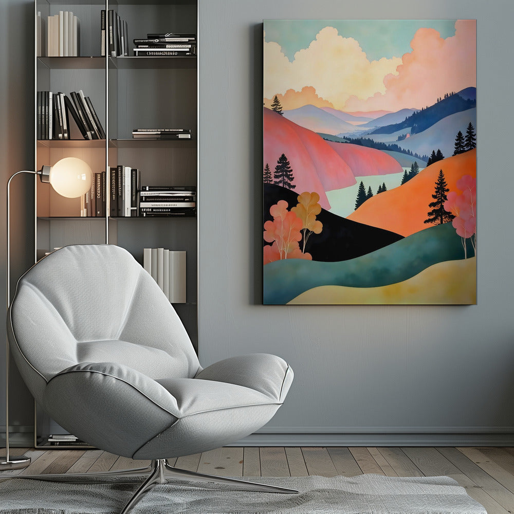 Romance of the Hills Art Print - Poster / Art Print