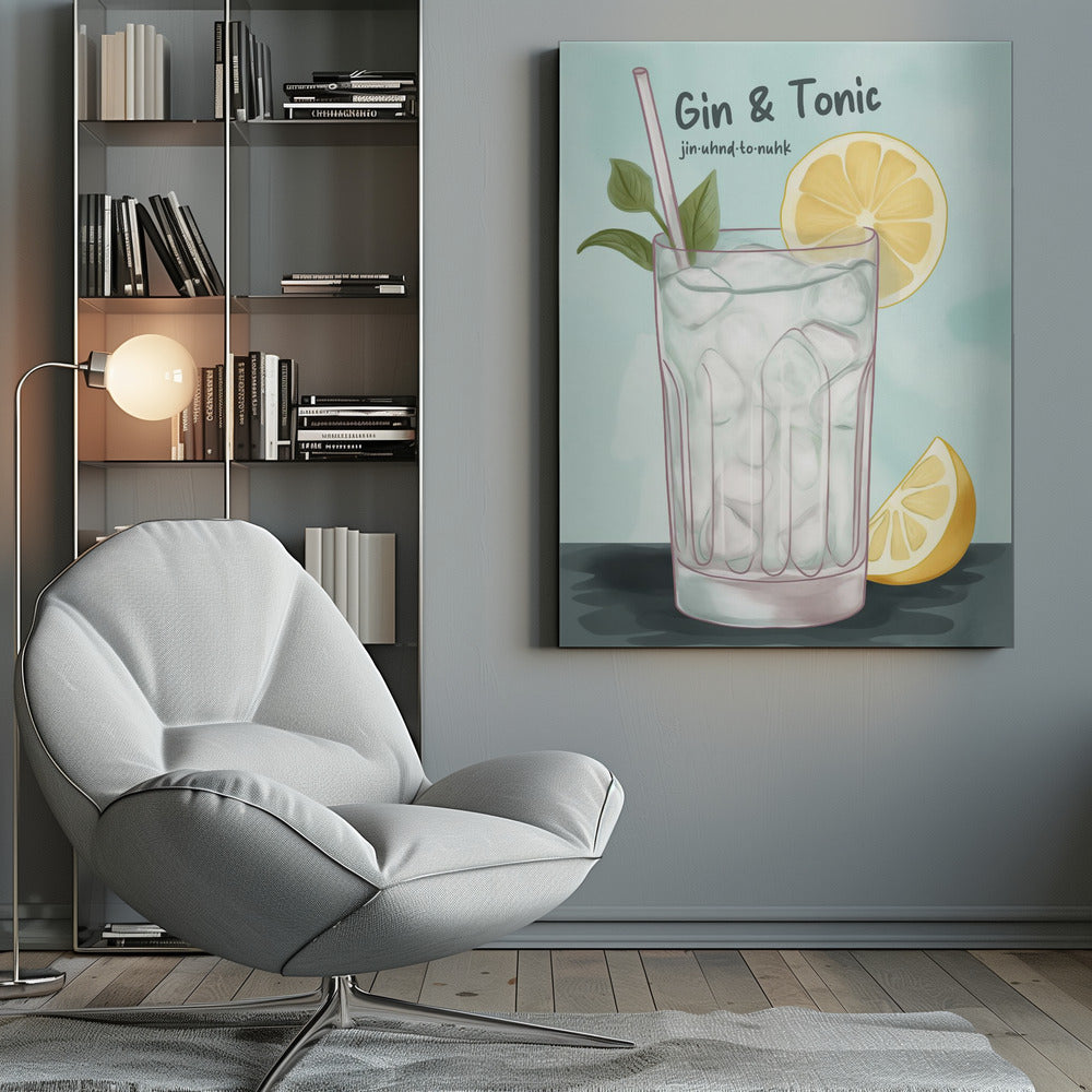 Gin and Tonic - Poster / Art Print