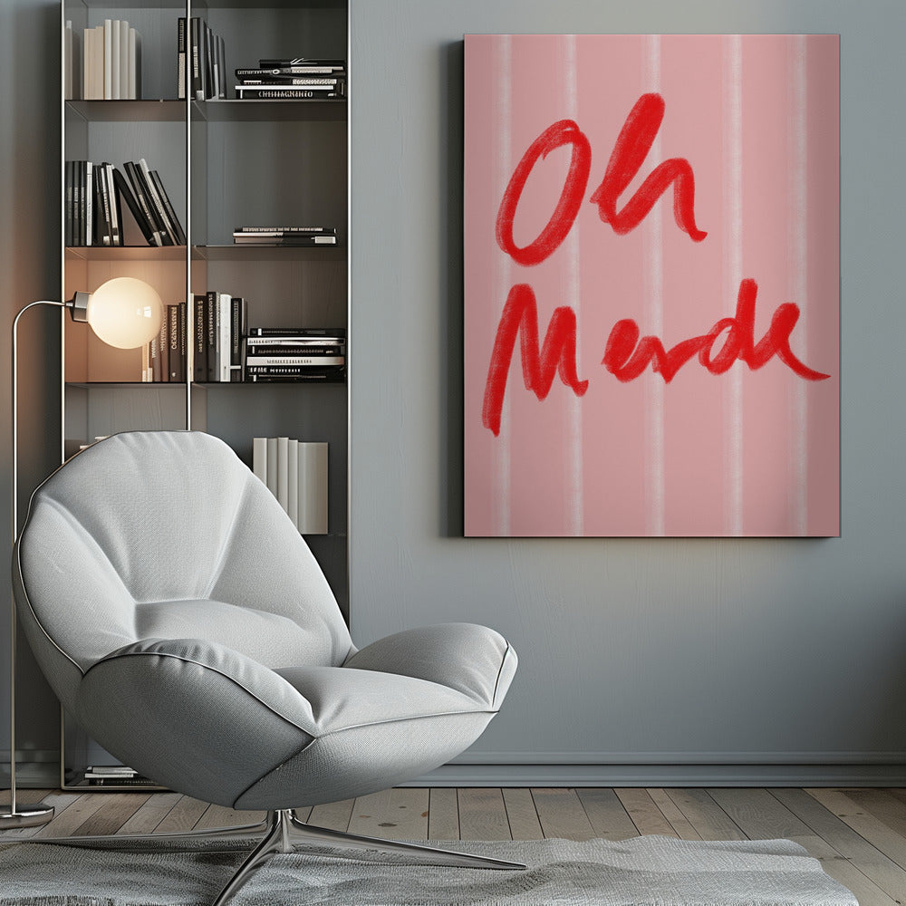 Oh Merde - Poster / Art Print