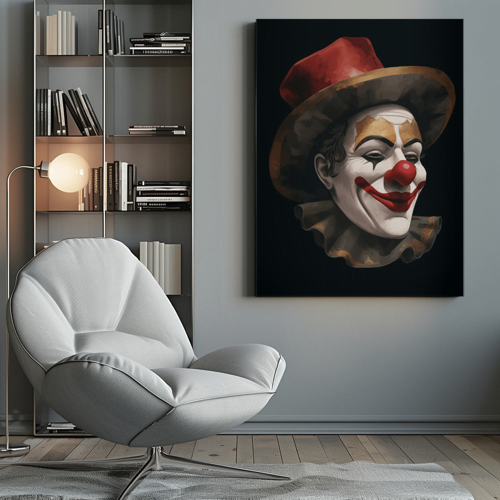 The Smiling Clown - Poster / Art Print