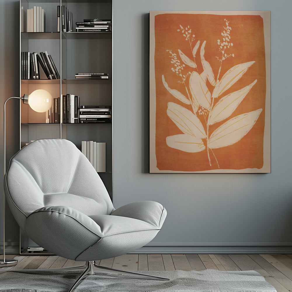 Colorful Minimal Plant - Poster / Art Print