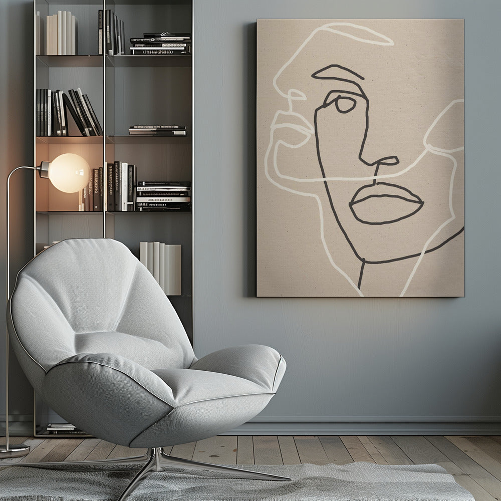 Abstract Face 17 - Poster / Art Print
