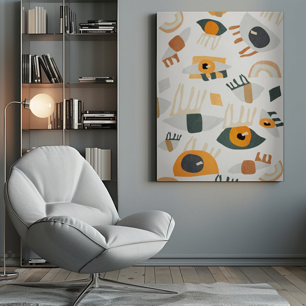 Abstract Art Eyes - Poster / Art Print