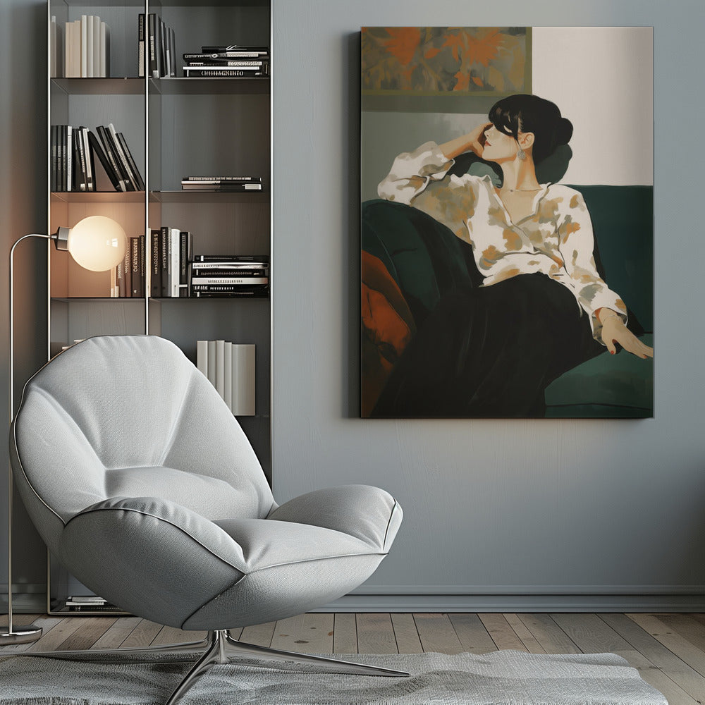 A Sunday In The Sofa - Poster / Art Print