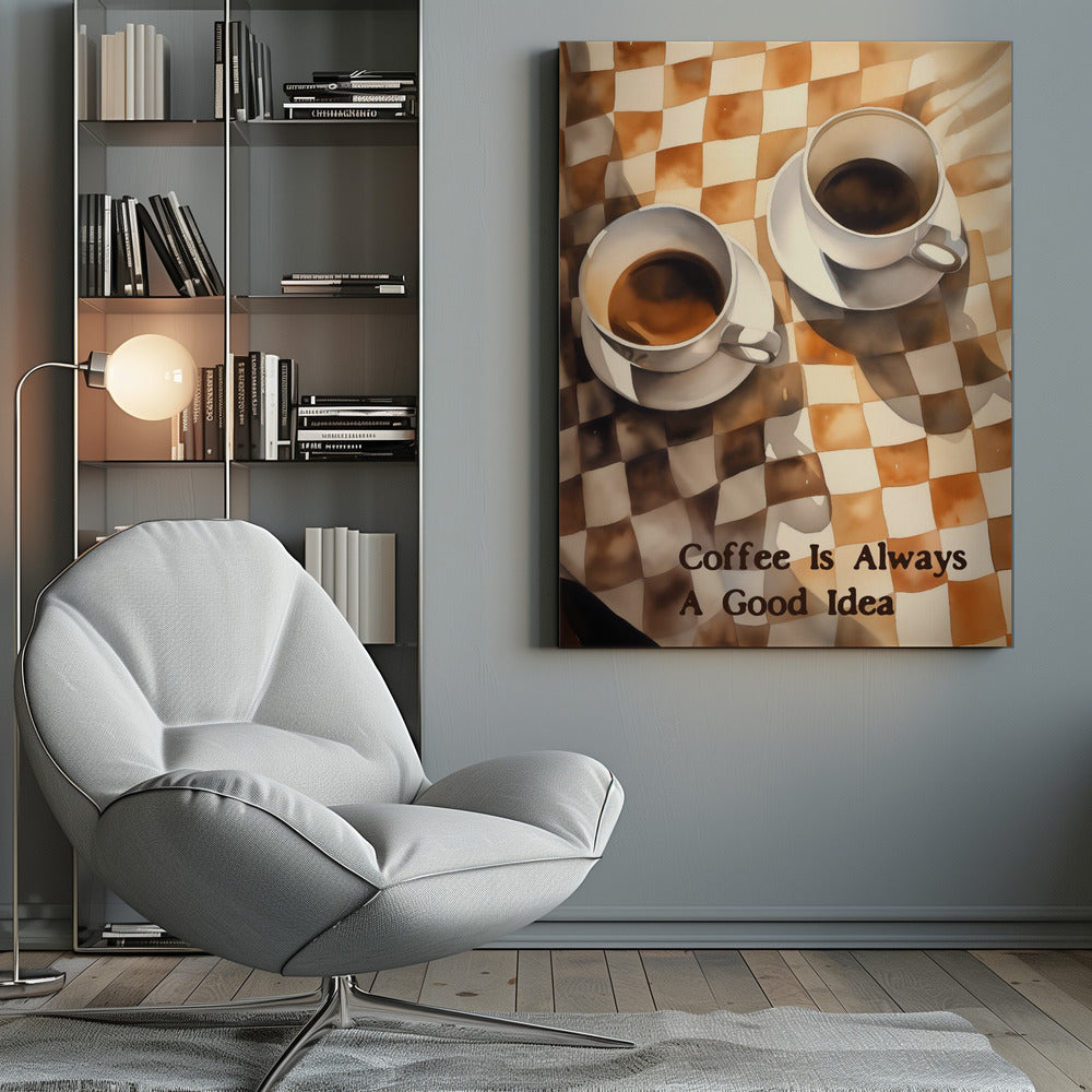 Coffee Is Always a Good Idea - Poster / Art Print