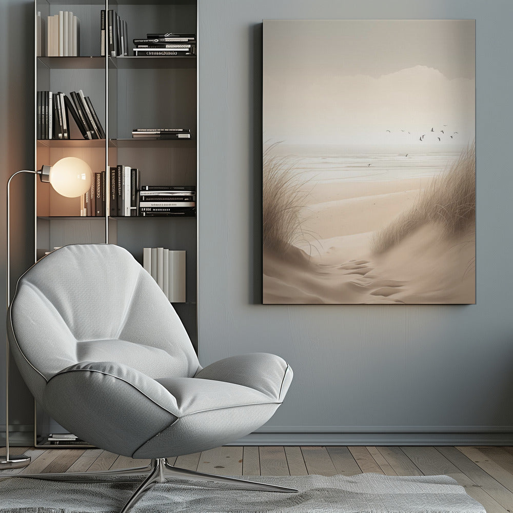 Sand Dunes By the Sea No 1 - Poster / Art Print