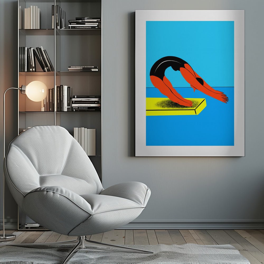 Swimmer - Poster / Art Print