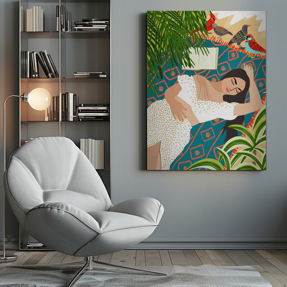 Beach. Read. Sleep. Repeat. - Posters / Art Prints
