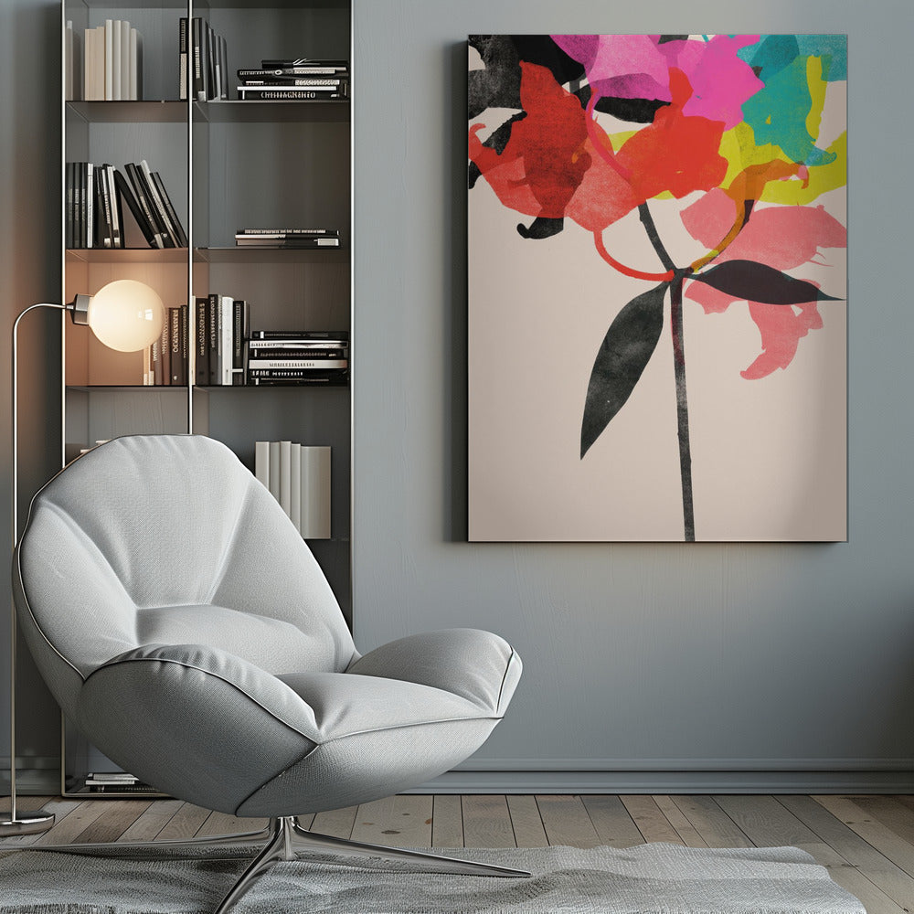 Vibrant Bloom Fusion - Poster / Art Print