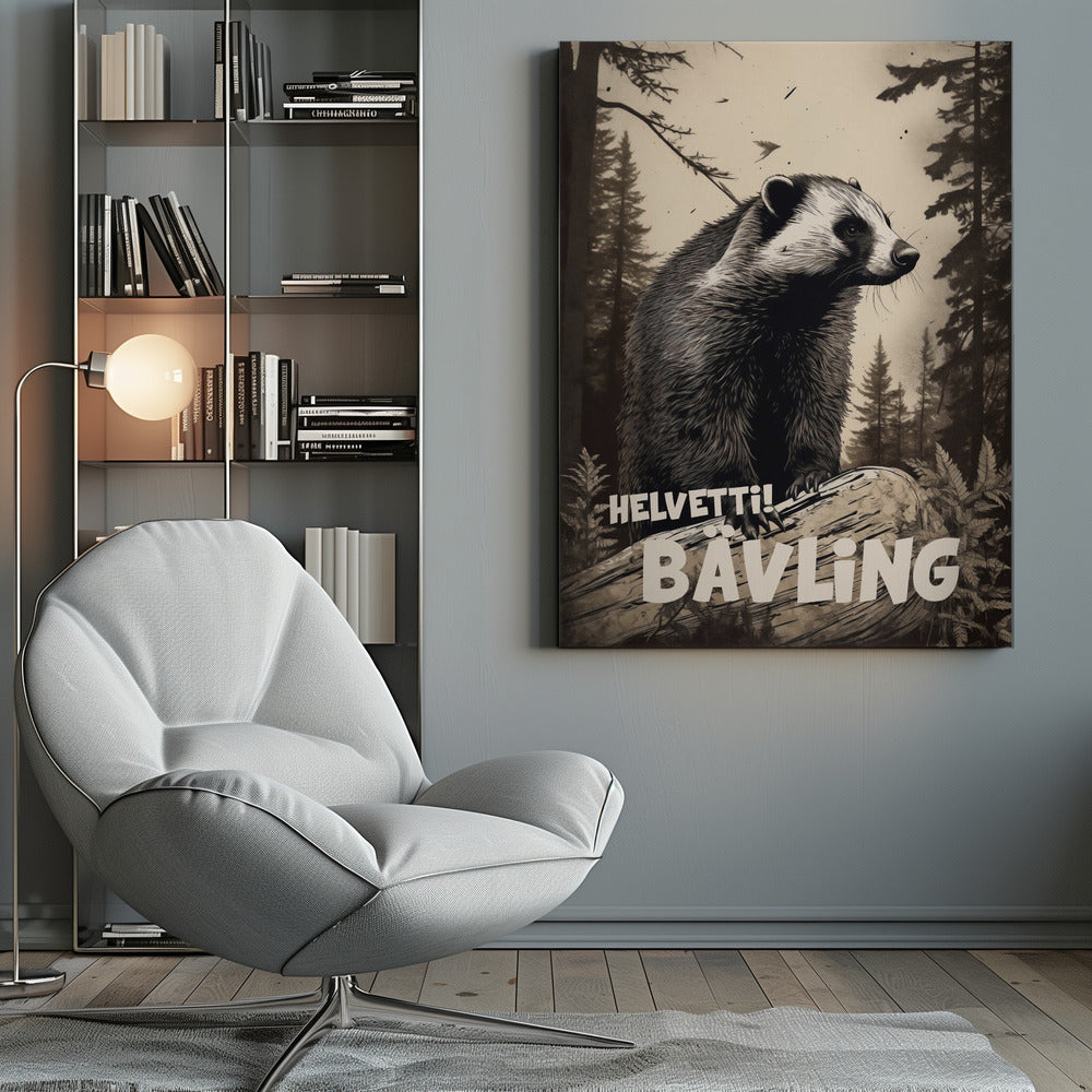 Helvetti Bävling - Poster / Art Print